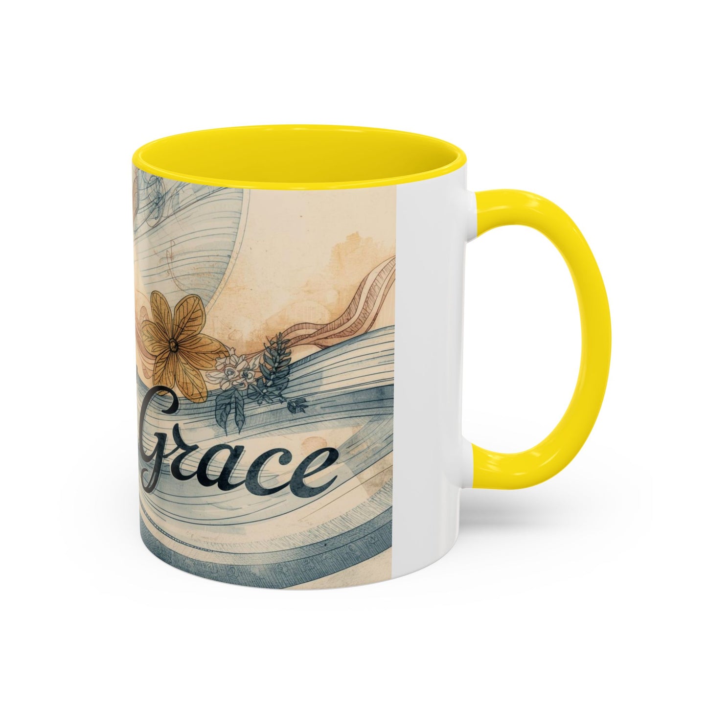 Sipping on Grace – Floral Watercolor Mug