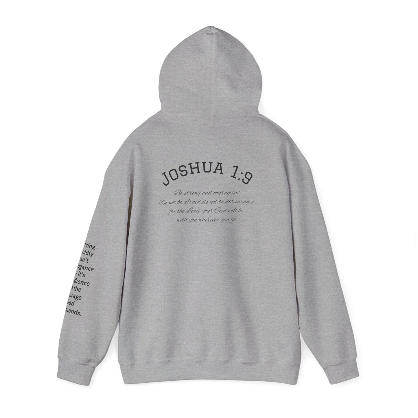 Joshua 1:9 • Be Strong & Courageous • Unisex Hoodie