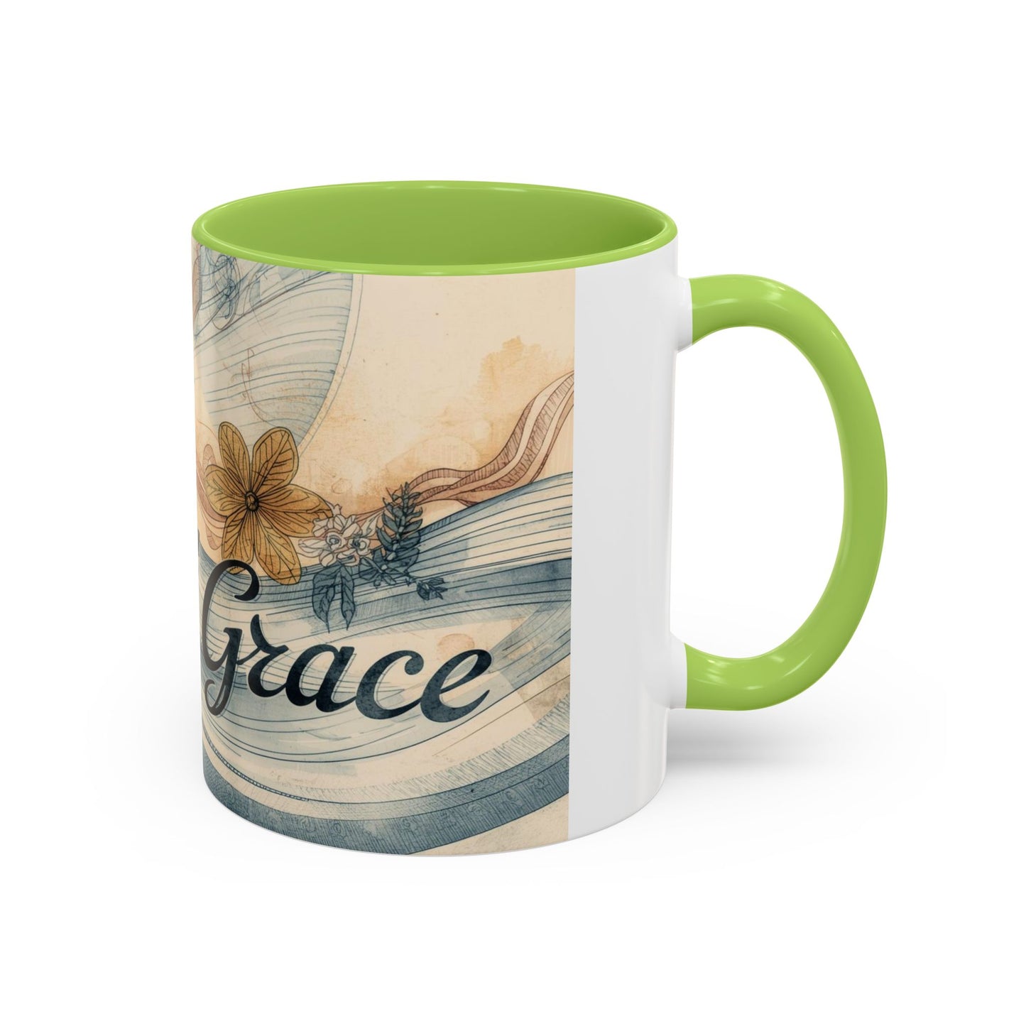 Sipping on Grace – Floral Watercolor Mug