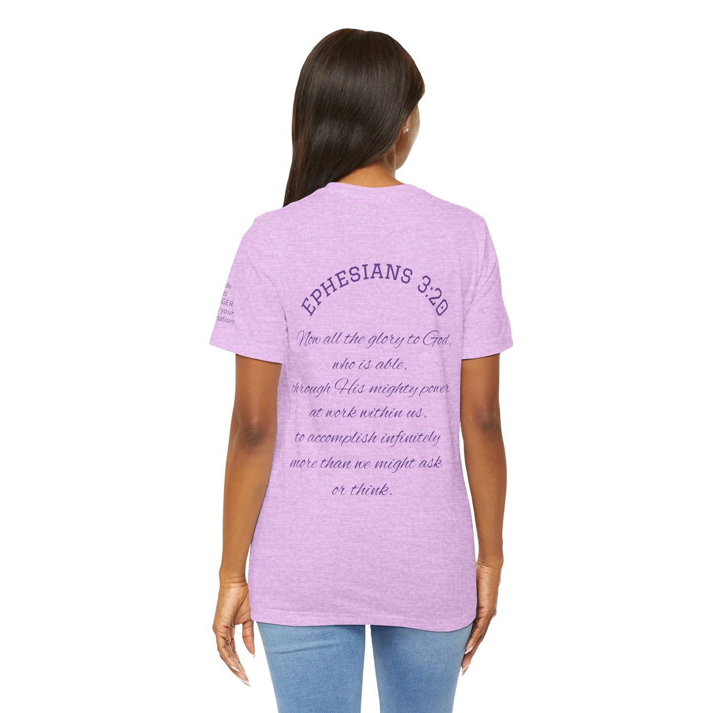 Ephesians 3:20 — Faith Moves Tee