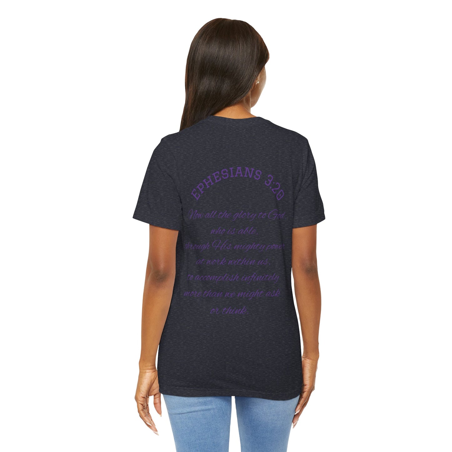 Ephesians 3:20 — Faith Moves Tee