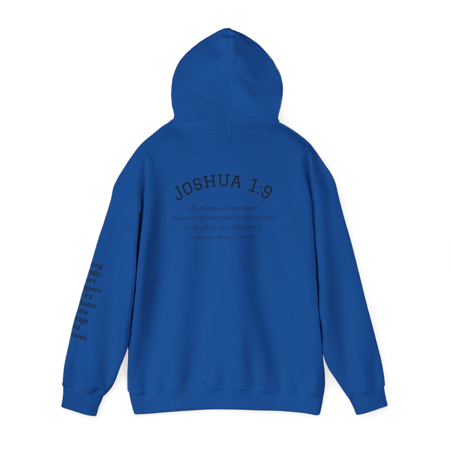 Joshua 1:9 • Be Strong & Courageous • Unisex Hoodie