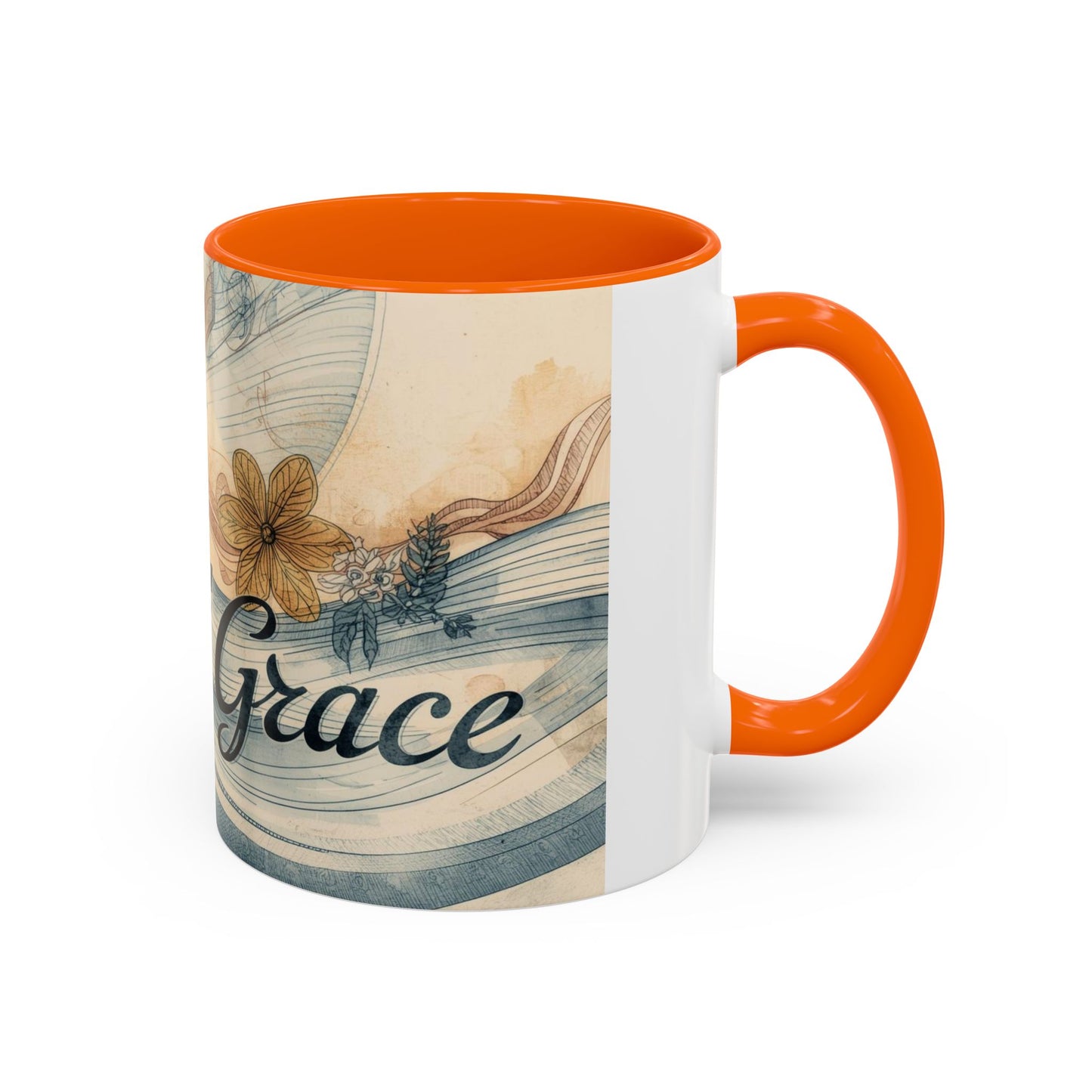 Sipping on Grace – Floral Watercolor Mug