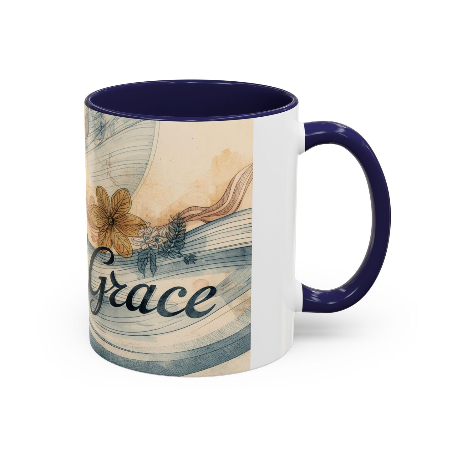 Sipping on Grace – Floral Watercolor Mug
