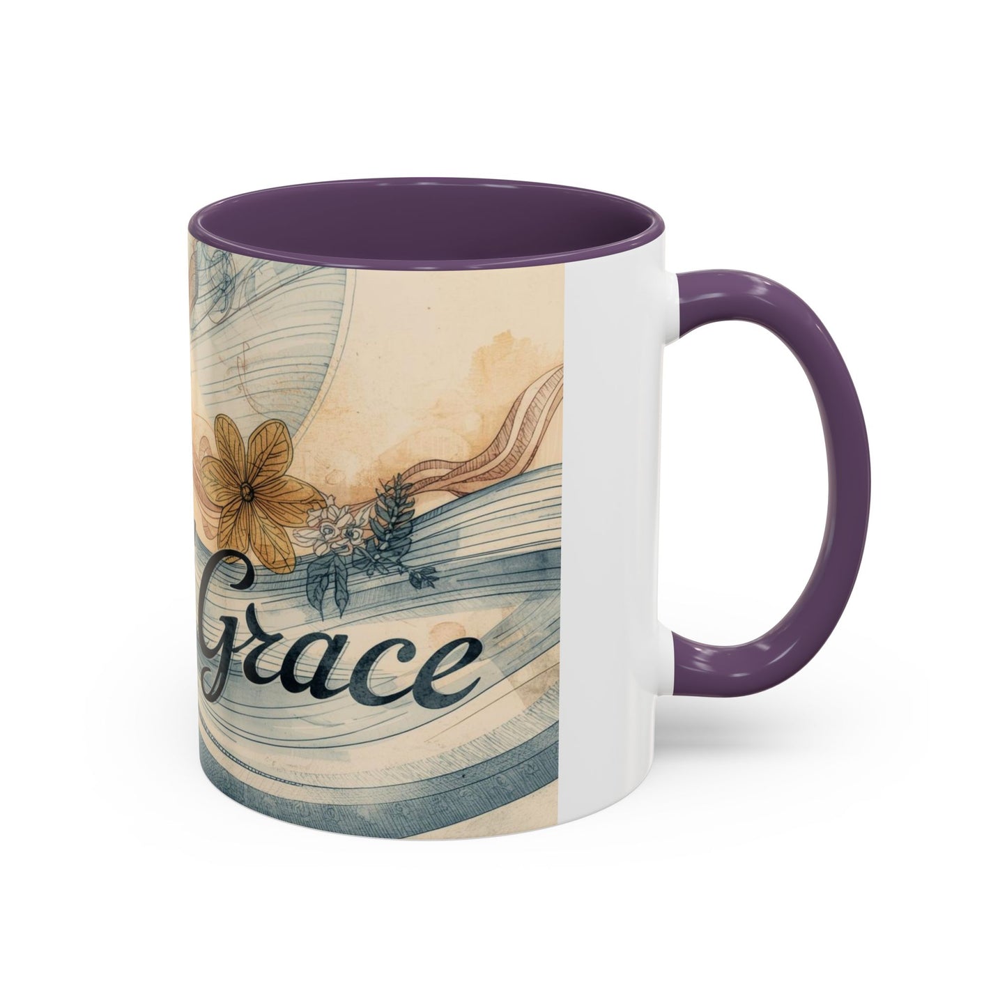 Sipping on Grace – Floral Watercolor Mug