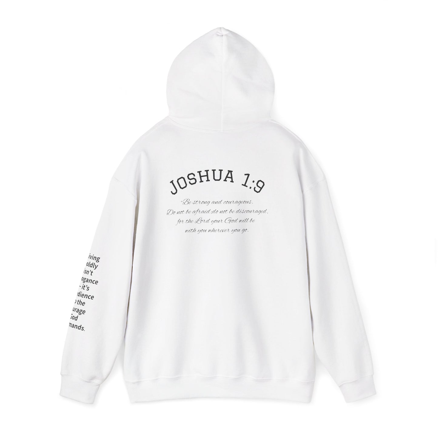 Joshua 1:9 • Be Strong & Courageous • Unisex Hoodie