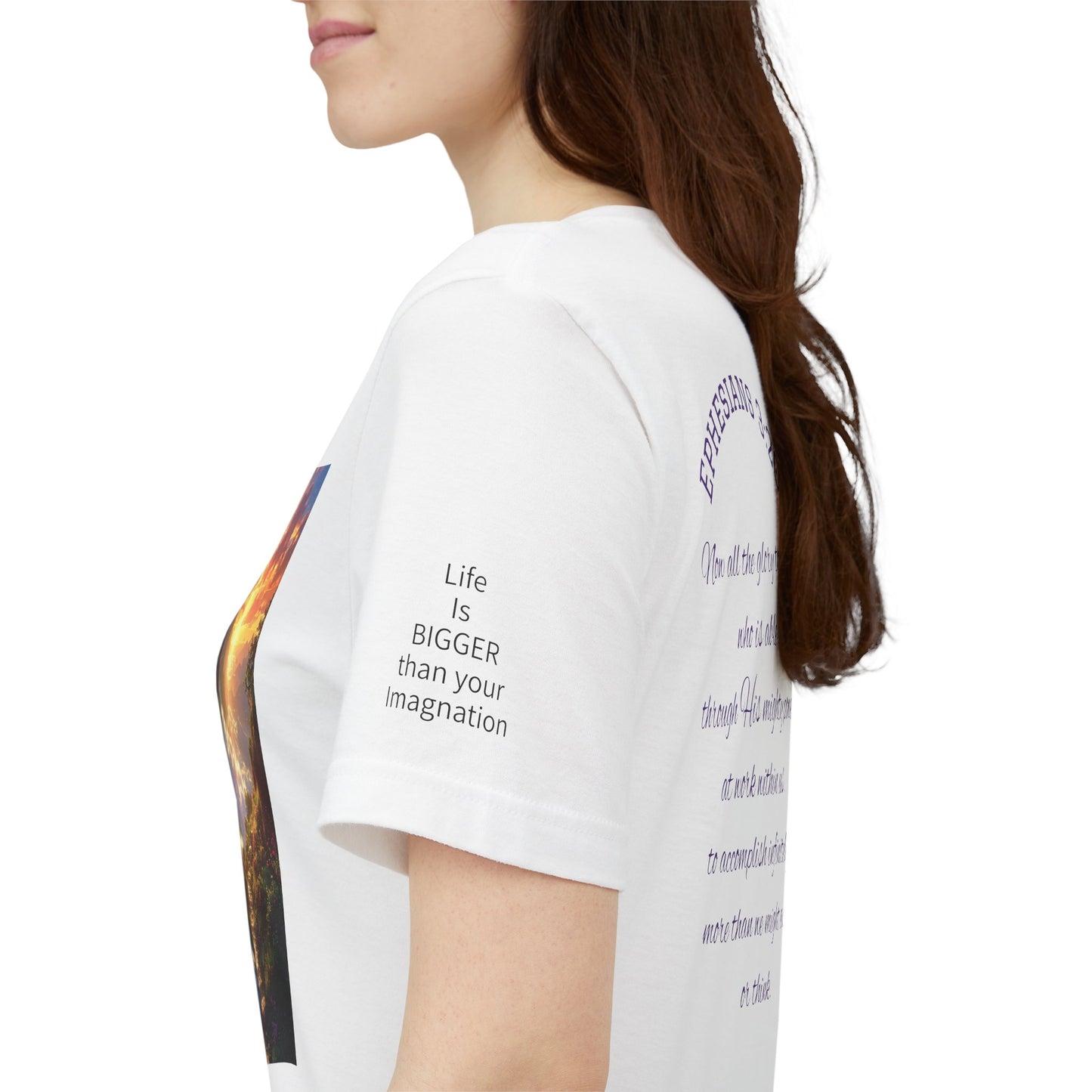 Ephesians 3:20 — Faith Moves Tee